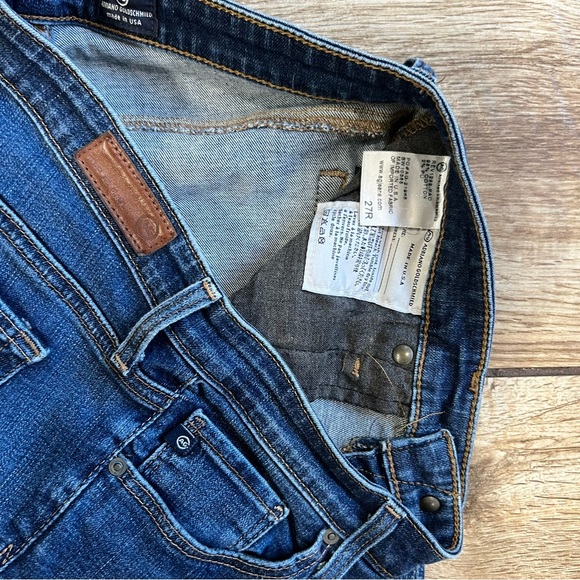 AG Adriano Goldschmied The Legging Super Skinny Fit Jeans Size 27 R Dark Blue - Picture 8 of 15